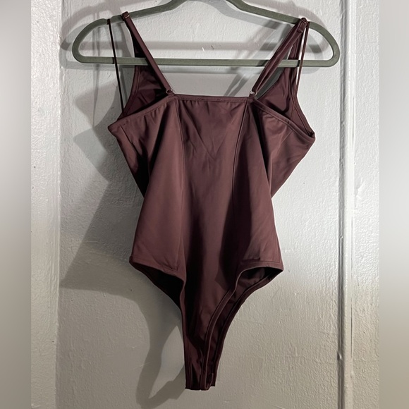 Slim Cami Brown Bodysuit - Picture 4 of 4